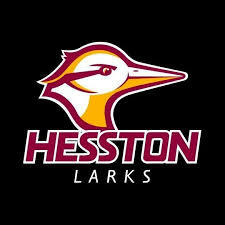 Hesston College White logo